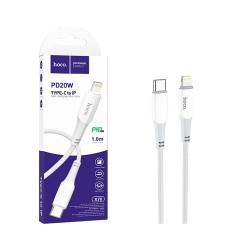 Cabo Hoco X70 Tipo-C para Lightning 1M Branco
